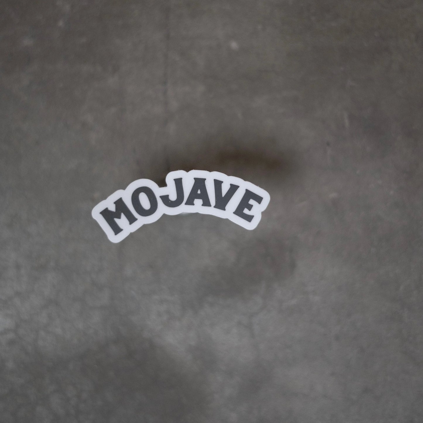 “MOJAVE” Sticker - Black/White